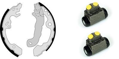 Set saboti frana H 24 059 BREMBO - Material frictiune sabot frana/ sabot frana