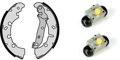 Set saboti frana H 24 062 BREMBO - Material frictiune sabot frana/ sabot frana
