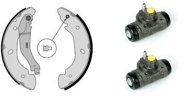 Set saboti frana H 24 068 BREMBO - Material frictiune sabot frana/ sabot frana