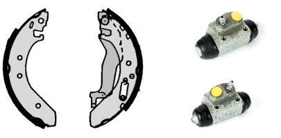 Set saboti frana H 52 010 BREMBO - Material frictiune sabot frana/ sabot frana