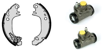 Set saboti frana H 61 046 BREMBO - Material frictiune sabot frana/ sabot frana