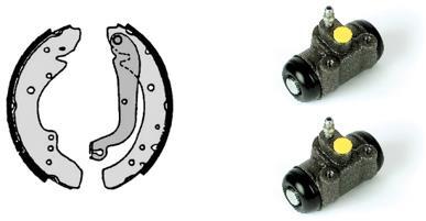 Set saboti frana H 68 030 BREMBO - Material frictiune sabot frana/ sabot frana