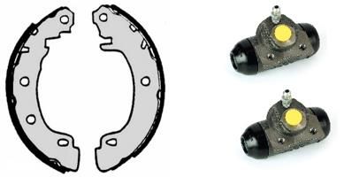 Set saboti frana H 68 070 BREMBO - Material frictiune sabot frana/ sabot frana