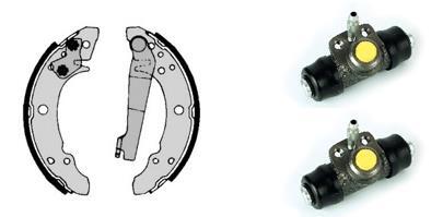 Set saboti frana H 85 018 BREMBO - Material frictiune sabot frana/ sabot frana