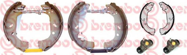 Set saboti frana K 23 033 BREMBO - Material frictiune sabot frana/ sabot frana Set saboti frana K 23 033 BREMBO - Material frictiune sabot frana/ sabot frana