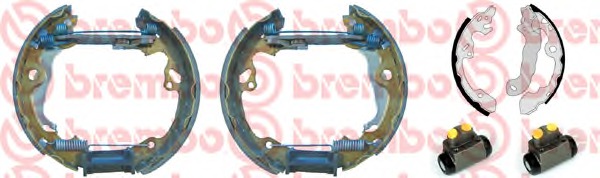 Set saboti frana K 24 059 BREMBO - Material frictiune sabot frana/ sabot frana