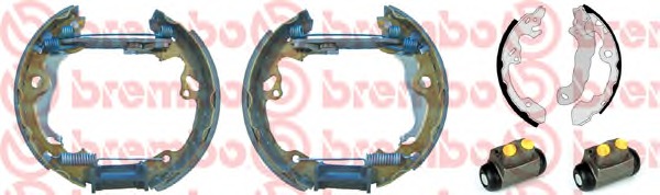 Set saboti frana K 24 060 BREMBO - Material frictiune sabot frana/ sabot frana