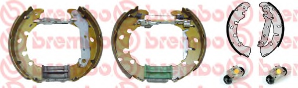 Set saboti frana K 24 061 BREMBO - Material frictiune sabot frana/ sabot frana