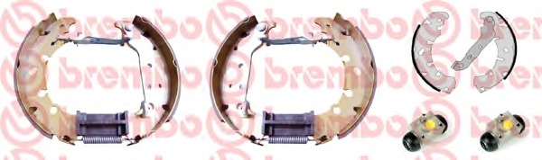 Set saboti frana K 24 062 BREMBO - Material frictiune sabot frana/ sabot frana