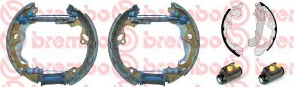 Set saboti frana K 24 069 BREMBO - Material frictiune sabot frana/ sabot frana