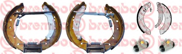 Set saboti frana K 61 072 BREMBO - Material frictiune sabot frana/ sabot frana Set saboti frana K 61 072 BREMBO - Material frictiune sabot frana/ sabot frana