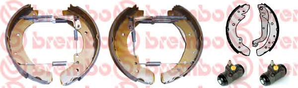 Set saboti frana K 68 030 BREMBO - Material frictiune sabot frana/ sabot frana