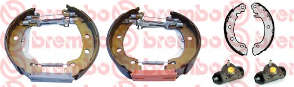 Set saboti frana K 68 070 BREMBO - Material frictiune sabot frana/ sabot frana