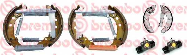 Set saboti frana K 85 018 BREMBO - Material frictiune sabot frana/ sabot frana