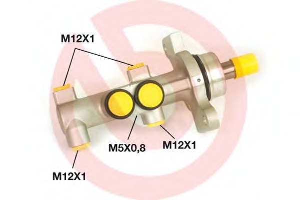 Pompa centrala, frana M 61 028 BREMBO - Pompa centrala frana Pompa centrala, frana M 61 028 BREMBO - Pompa centrala frana
