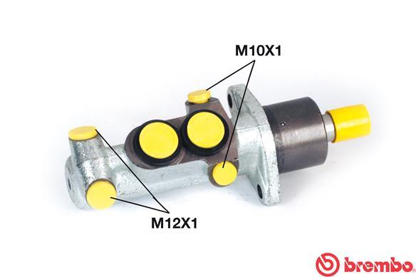 Pompa centrala, frana M 68 075 BREMBO - Pompa centrala frana Pompa centrala, frana M 68 075 BREMBO - Pompa centrala frana