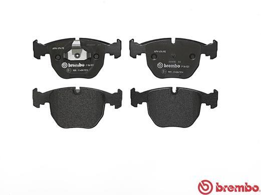 set placute frana,frana disc P 06 021 BREMBO - Frana disc