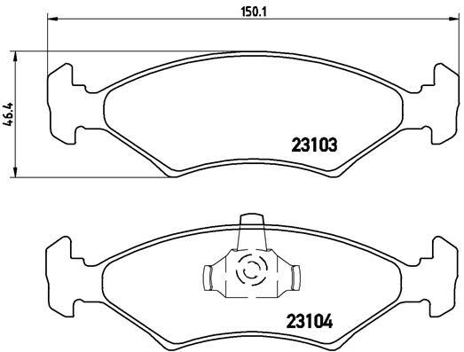 set placute frana,frana disc P 24 043 BREMBO - Set placute frana set placute frana,frana disc P 24 043 BREMBO - Set placute frana
