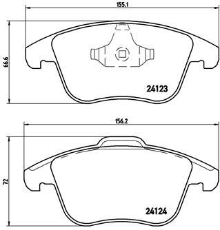 set placute frana,frana disc P 24 076 BREMBO - Frana disc set placute frana,frana disc P 24 076 BREMBO - Frana disc