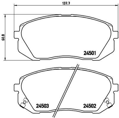 set placute frana,frana disc P 30 039 BREMBO - Frana disc set placute frana,frana disc P 30 039 BREMBO - Frana disc