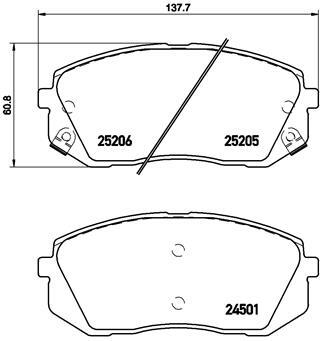 set placute frana,frana disc P 30 056 BREMBO - Frana disc set placute frana,frana disc P 30 056 BREMBO - Frana disc