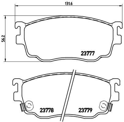 set placute frana,frana disc P 49 026 BREMBO - Set placute frana set placute frana,frana disc P 49 026 BREMBO - Set placute frana