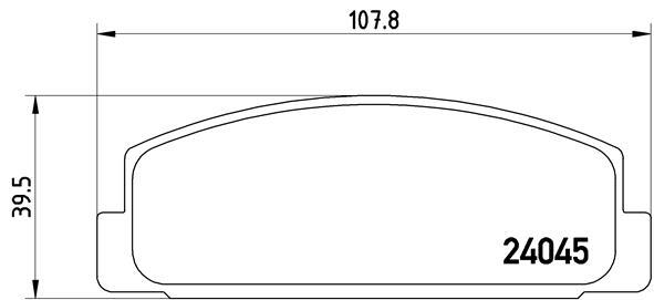 set placute frana,frana disc P 49 036 BREMBO - Set placute frana set placute frana,frana disc P 49 036 BREMBO - Set placute frana