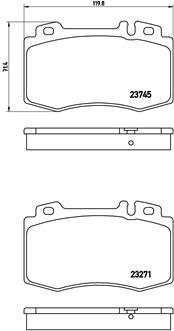 set placute frana,frana disc P 50 053 BREMBO - Set placute frana set placute frana,frana disc P 50 053 BREMBO - Set placute frana