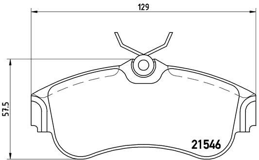 set placute frana,frana disc P 56 022 BREMBO - Frana disc set placute frana,frana disc P 56 022 BREMBO - Frana disc