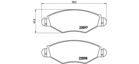 set placute frana,frana disc P 61 063 BREMBO - Frana disc set placute frana,frana disc P 61 063 BREMBO - Frana disc