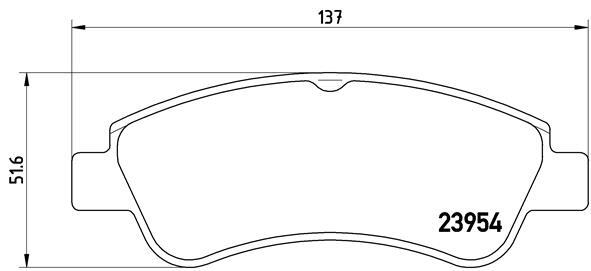 set placute frana,frana disc P 61 066 BREMBO - Frana disc set placute frana,frana disc P 61 066 BREMBO - Frana disc