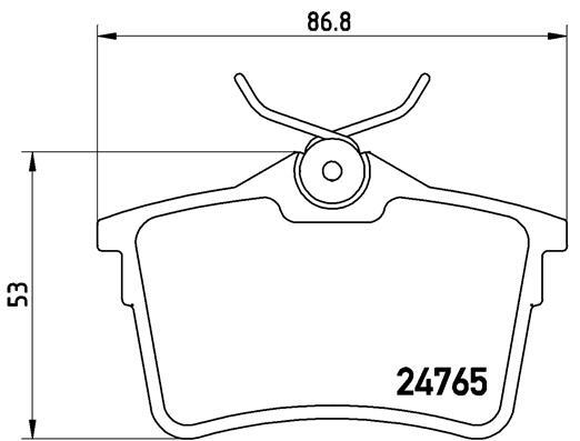 set placute frana,frana disc P 61 084 BREMBO - Frana disc set placute frana,frana disc P 61 084 BREMBO - Frana disc