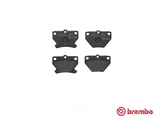set placute frana,frana disc P 83 052 BREMBO - Set placute frana