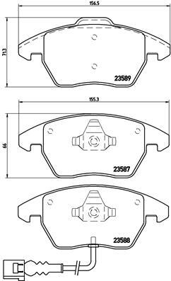 set placute frana,frana disc P 85 075 BREMBO - Frana disc set placute frana,frana disc P 85 075 BREMBO - Frana disc