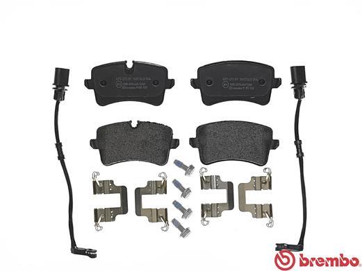 set placute frana,frana disc P 85 120 BREMBO - Frana disc