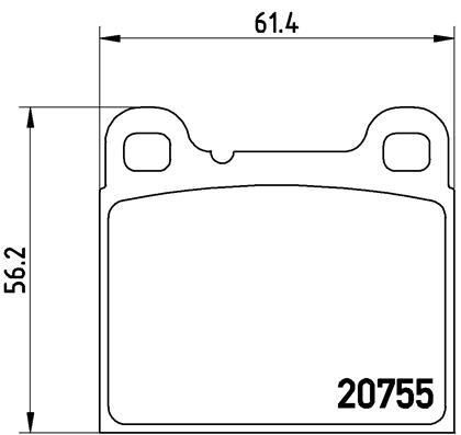 set placute frana,frana disc P 86 002 BREMBO - Frana disc set placute frana,frana disc P 86 002 BREMBO - Frana disc