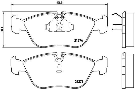 set placute frana,frana disc P 86 013 BREMBO - Frana disc set placute frana,frana disc P 86 013 BREMBO - Frana disc