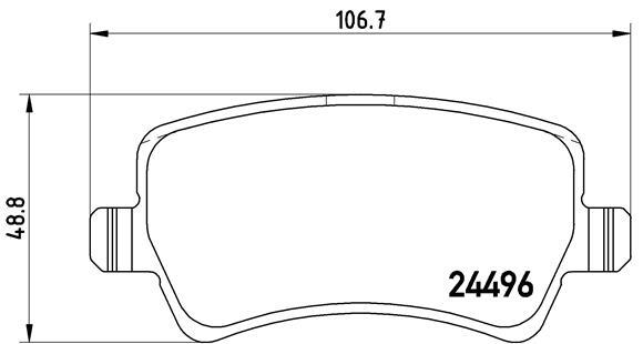 set placute frana,frana disc P 86 021 BREMBO - Frana disc set placute frana,frana disc P 86 021 BREMBO - Frana disc