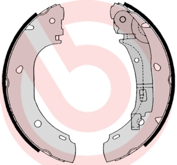 Set saboti frana S 23 525 BREMBO - Material frictiune sabot frana/ sabot frana Set saboti frana S 23 525 BREMBO - Material frictiune sabot frana/ sabot frana