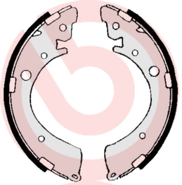 Set saboti frana S 28 506 BREMBO - Material frictiune sabot frana/ sabot frana