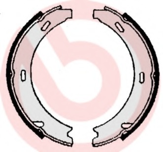 Set saboti frana, frana de mana S 50 507 BREMBO - Frana de mana Set saboti frana, frana de mana S 50 507 BREMBO - Frana de mana