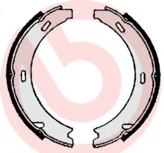 Set saboti frana, frana de mana S 50 508 BREMBO - Frana de mana Set saboti frana, frana de mana S 50 508 BREMBO - Frana de mana