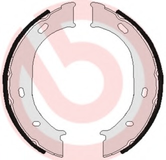 Set saboti frana, frana de mana S 50 511 BREMBO - Frana de mana