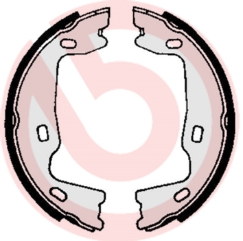 Set saboti frana, frana de mana S 59 521 BREMBO - Frana de mana