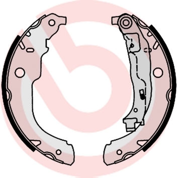 Set saboti frana S 61 528 BREMBO - Material frictiune sabot frana/ sabot frana Set saboti frana S 61 528 BREMBO - Material frictiune sabot frana/ sabot frana
