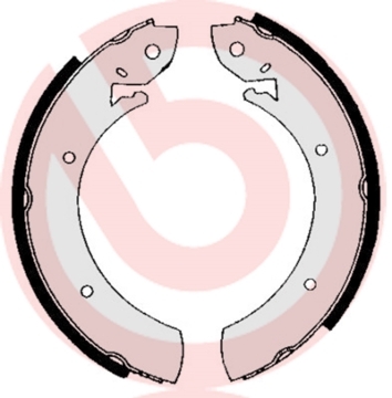 Set saboti frana S 68 513 BREMBO - Material frictiune sabot frana/ sabot frana