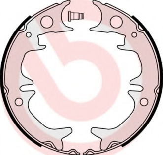 Set saboti frana, frana de mana S 83 543 BREMBO - Frana tambur Set saboti frana, frana de mana S 83 543 BREMBO - Frana tambur