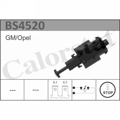 Comutator lumini frana BS4520 CALORSTAT by Vernet - Intrerupator / regulator Comutator lumini frana BS4520 CALORSTAT by Vernet - Intrerupator / regulator