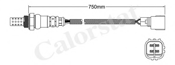 Sonda Lambda LS140283 CALORSTAT by Vernet - Control gaze evacuare