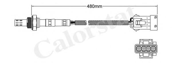 Sonda Lambda LS140343 CALORSTAT by Vernet - Senzor / sonda
